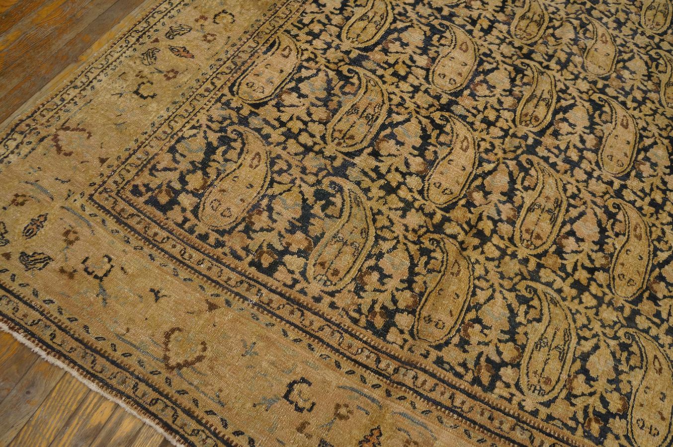 Wool Early 20th Century N.E. Persian Moud Gallery Carpet ( 6' 8