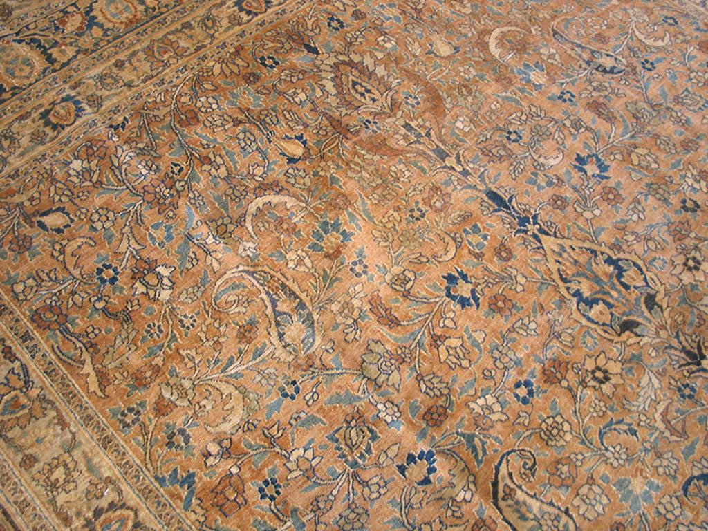 Wool Early 20th Century N.E. Persian Moud Carpet ( 9'2