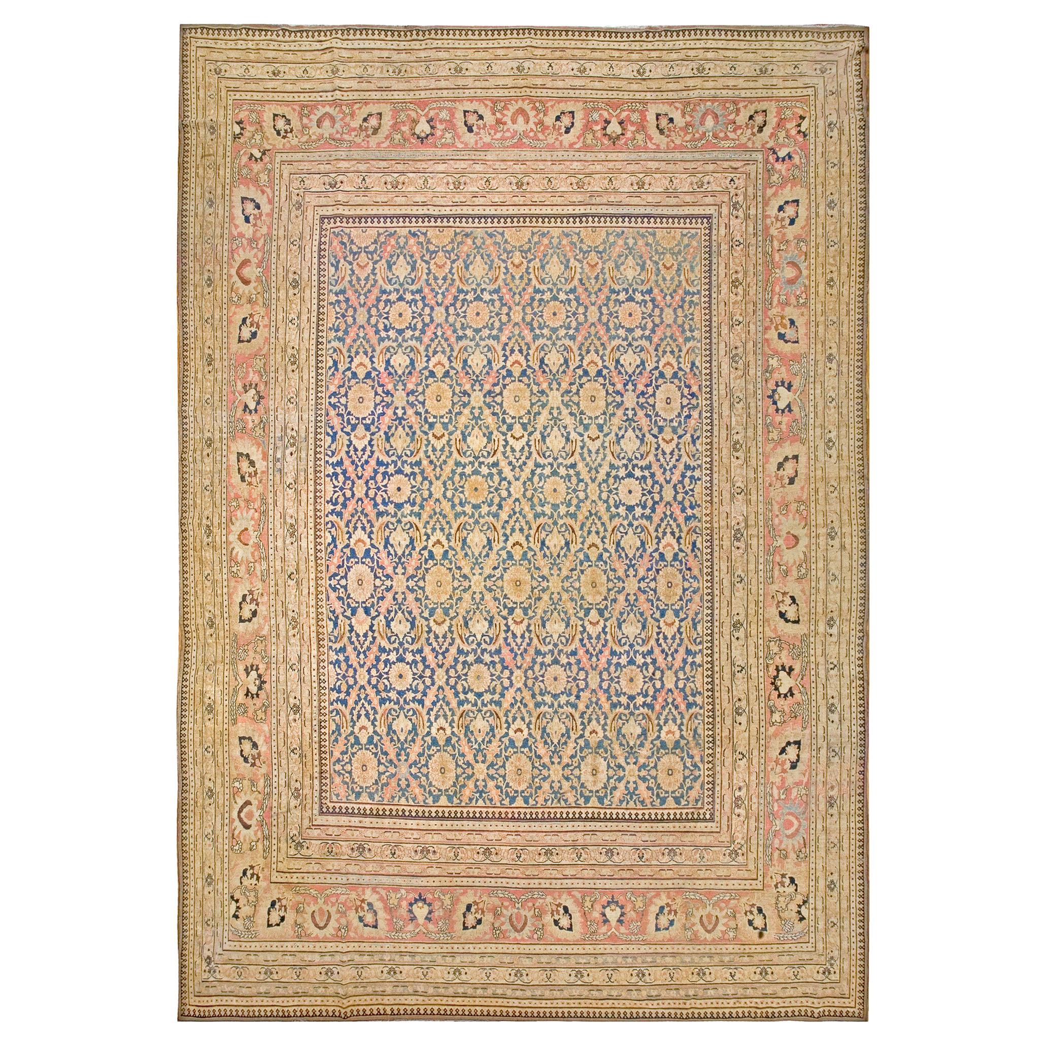 19th Century N.E. Persian Khorassan Moud Carpet ( 13'2" x 20'2" - 401 x 615 )