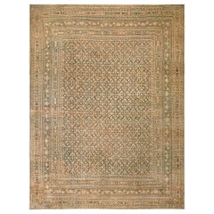 Antique 19th Century N.E. Persian Khorassan Moud Carpet ( 11'6" x 15'2" - 352 x 462 )