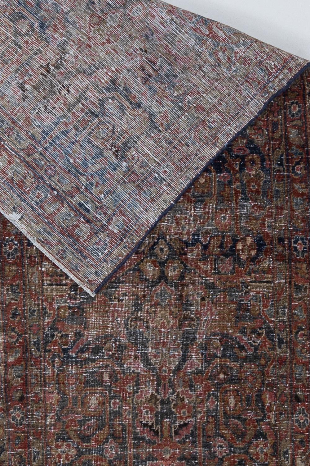 Tapis de couloir persan ancien Mustafi Mahal en vente 1