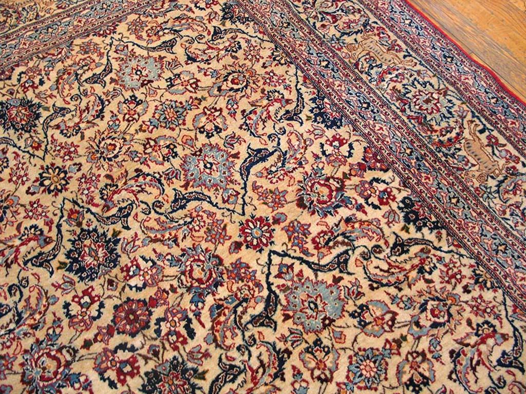 Mid 20th Century Persian Nain Carpet ( 5'3