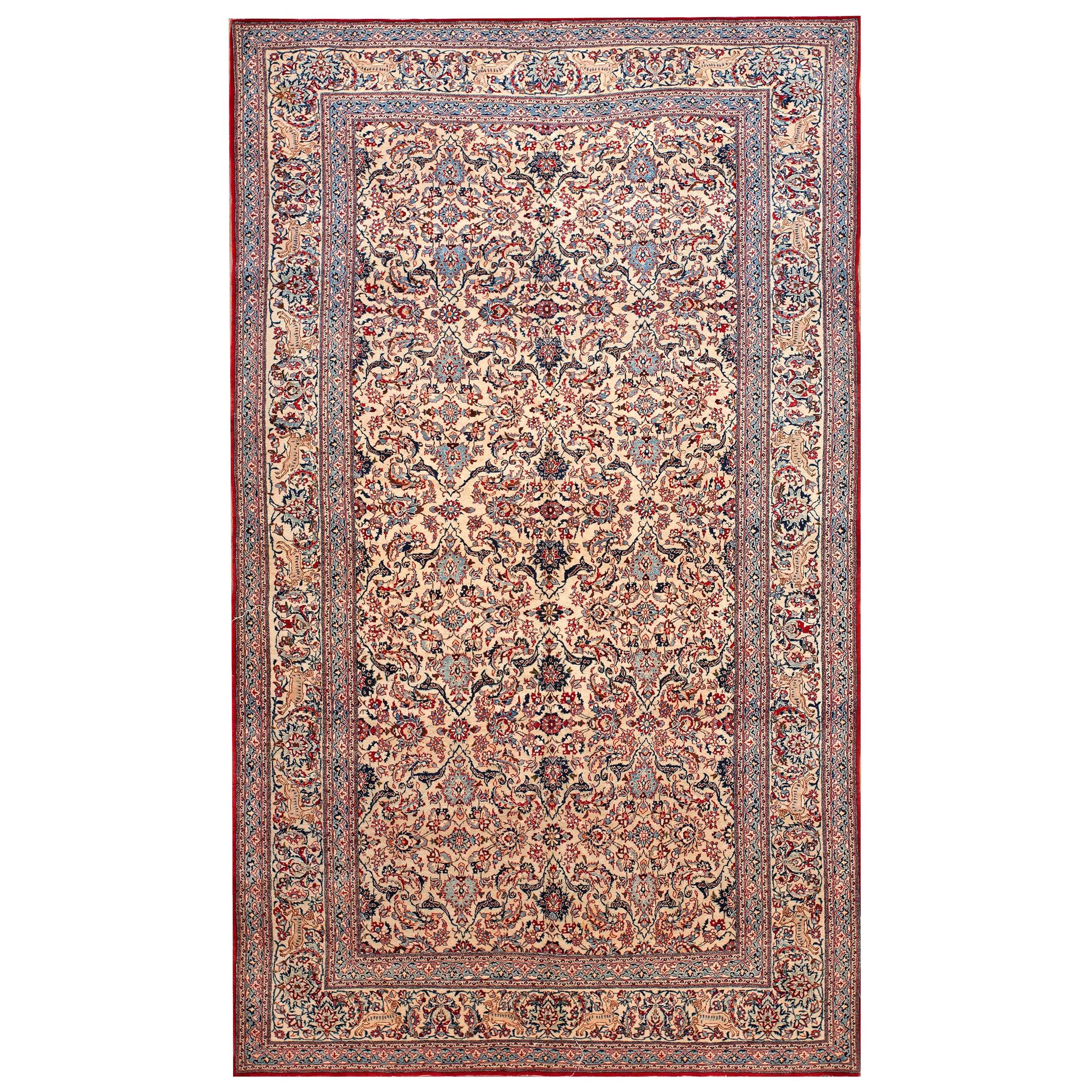 Tapis persan Nain du milieu du 20ème siècle ( 5'3" x 8'4" - 160 x 254 )