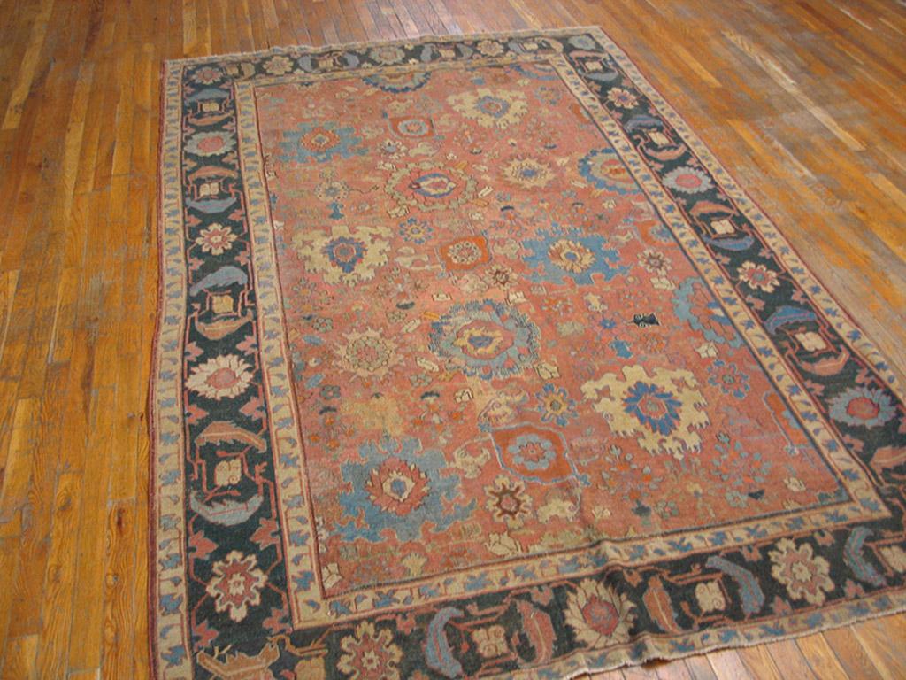 Hand-Knotted Antique Persian N.E Rug 6' 0