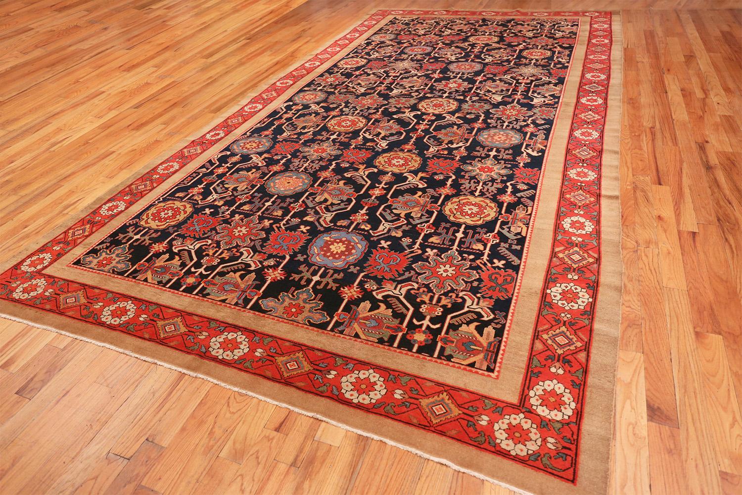Beautiful Antique Northwest Persian Rug, Country of Origin / Rug Type: Persian Rug, Circa Date: 1900. Size: 8 ft 8 in x 16 ft 10 in (2.64 m x 5.13 m)

This majestic antique Northwest Persian carpet was woven around the turn of the 20th century. It