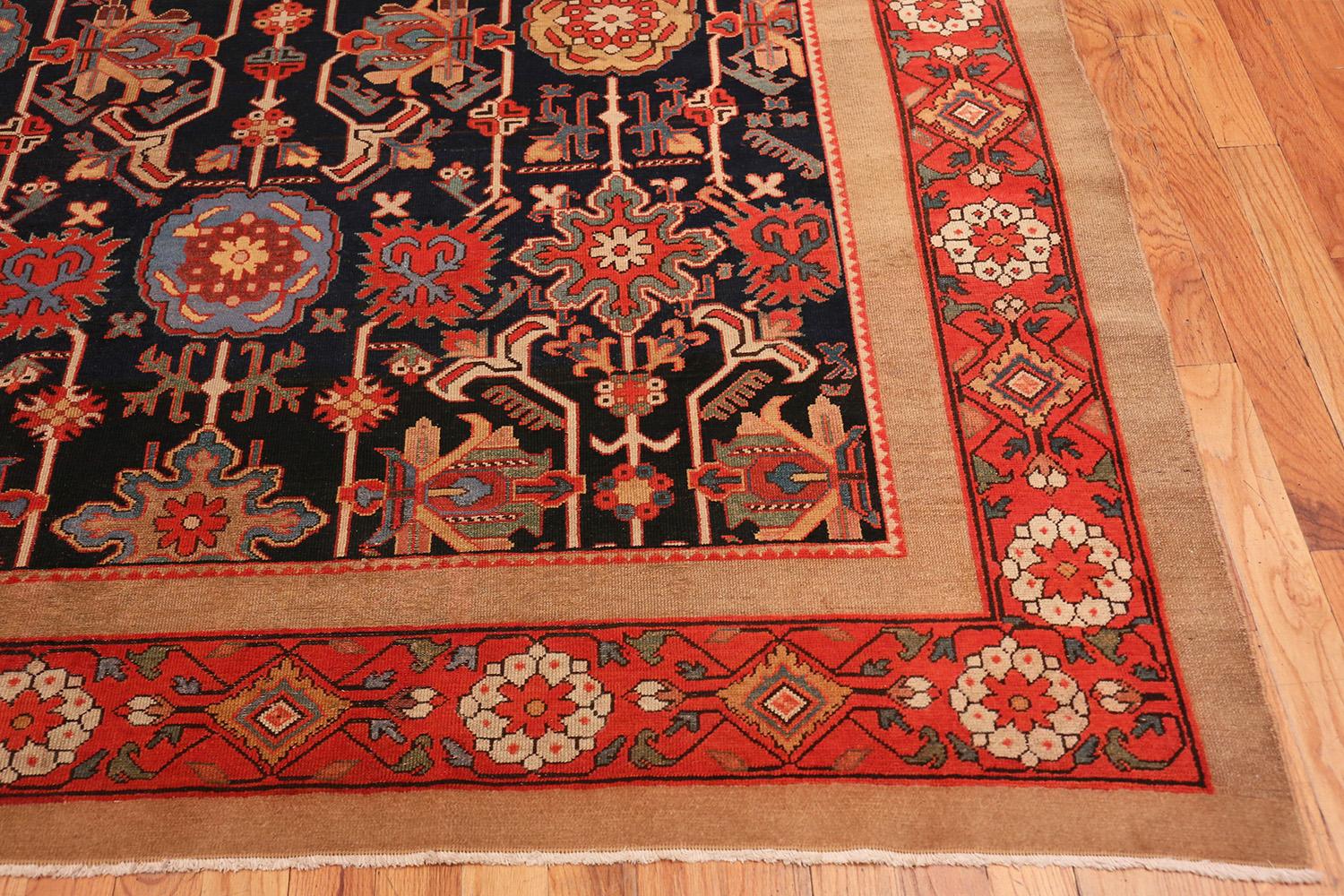 Tribal Antique Persian North West Persian Rug. Size: 8 ft 8 in x 16 ft 10 in