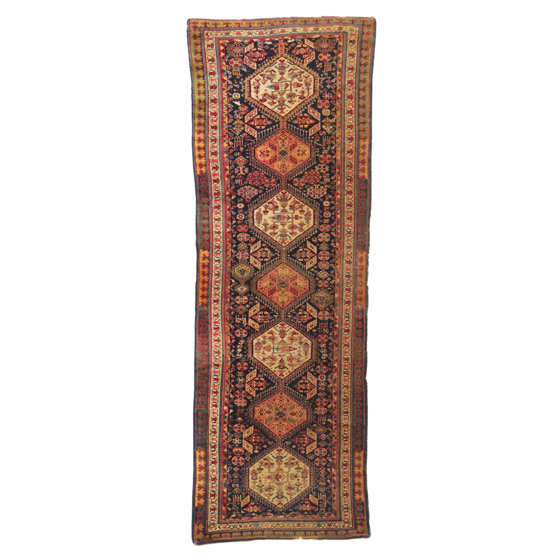 Antique Persian Northwest Hallway Rug
