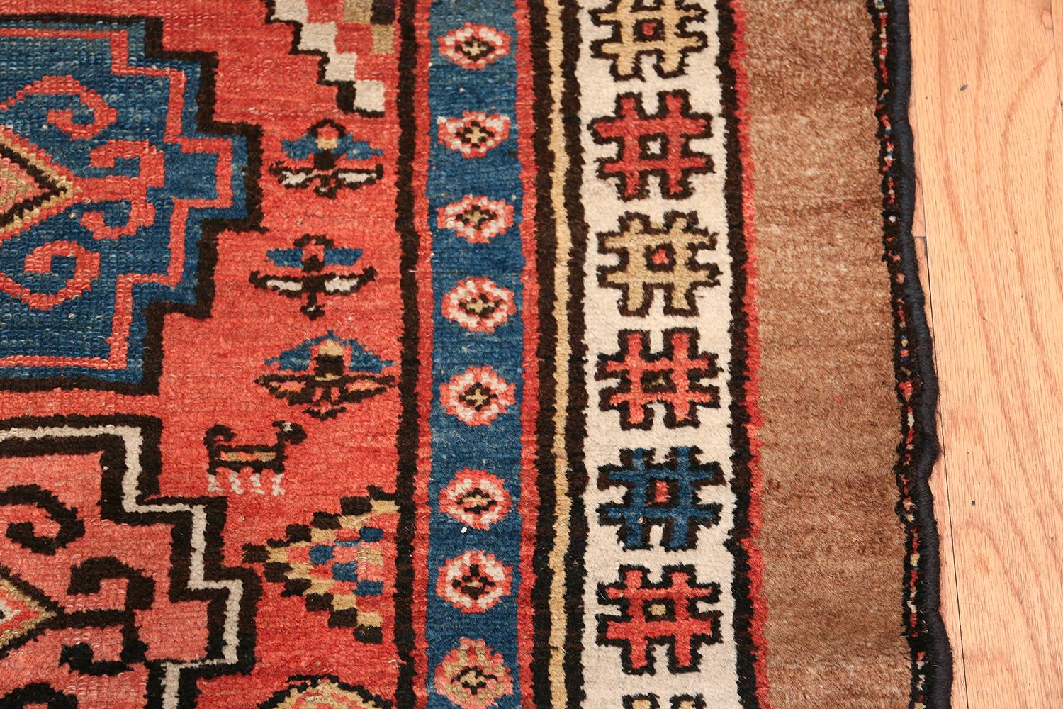 20th Century Antique Persian Northwest Rug. Size: 3 ft 6 in x 8 ft 4 in (1.07 m x 2.54 m)