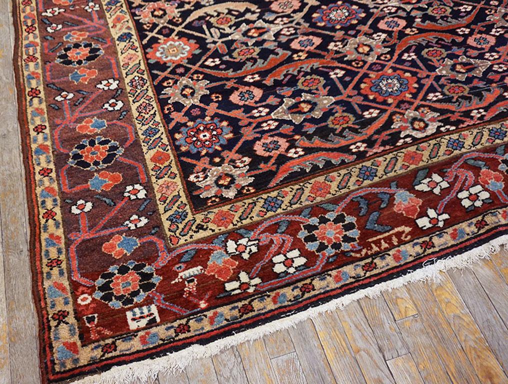 Hand-Knotted Early 19th Century N.W. Persian Gallery Carpet Dated 1822 (7'4