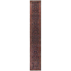 Tapis persan ancien N.W 3'4" x20'6"
