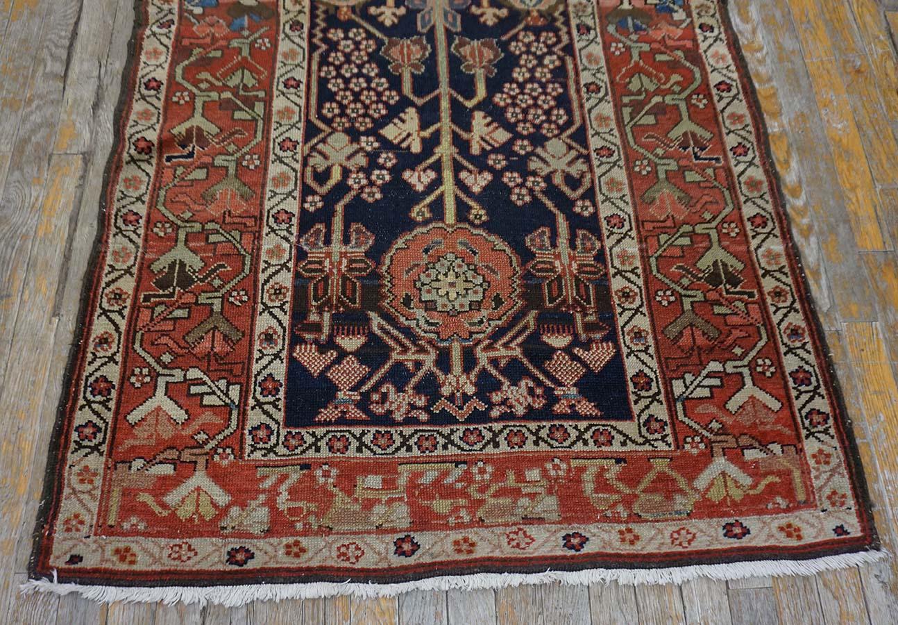 Hand-Knotted Antique Persian N.W Rug 3'6