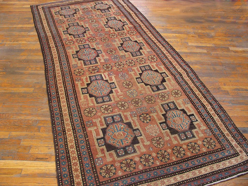 Late 19th Century 19th Century Persian N.W. Carpet ( 4' x 9'8