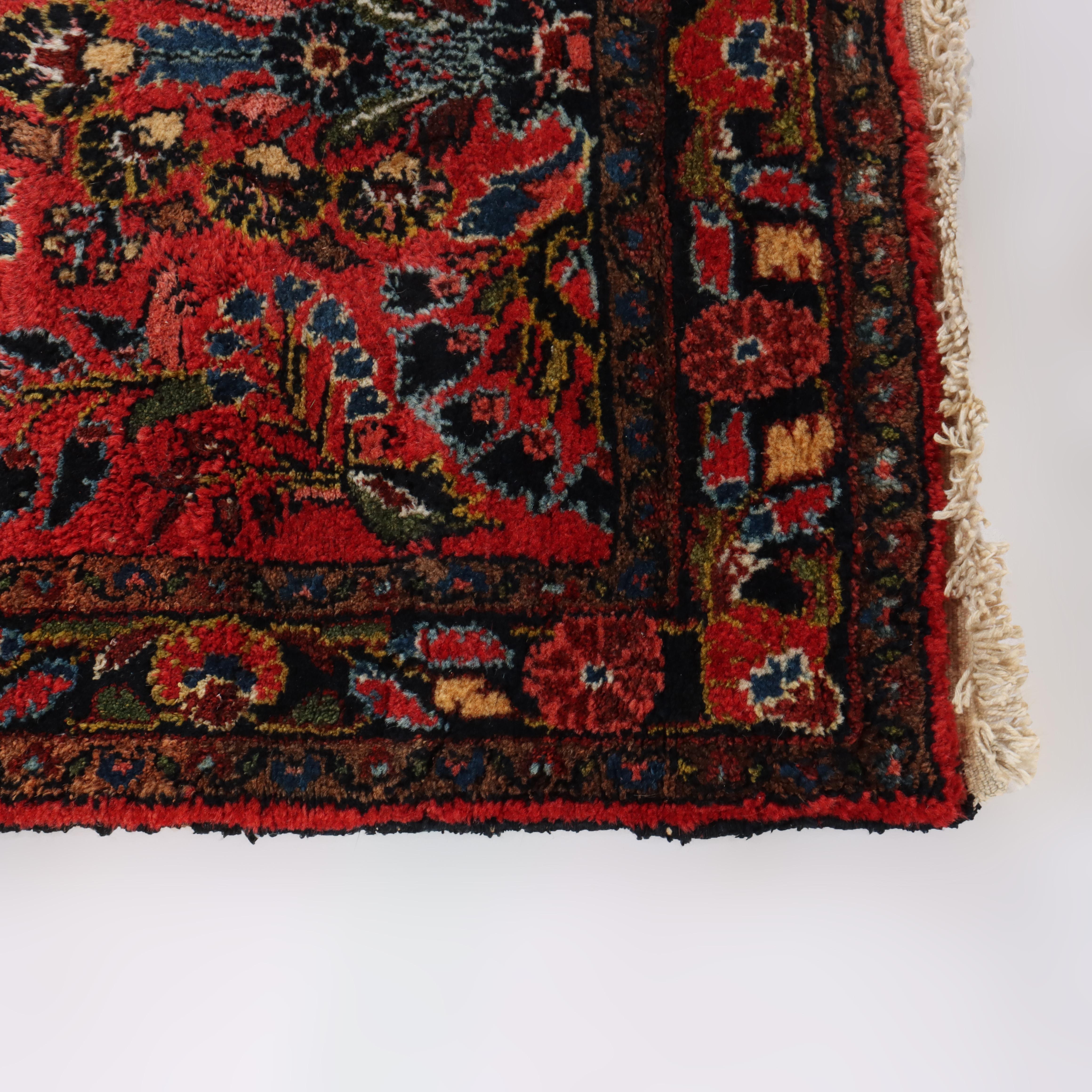 Antike persische orientalische Wolle Teppich Läufer C1930 im Angebot 6