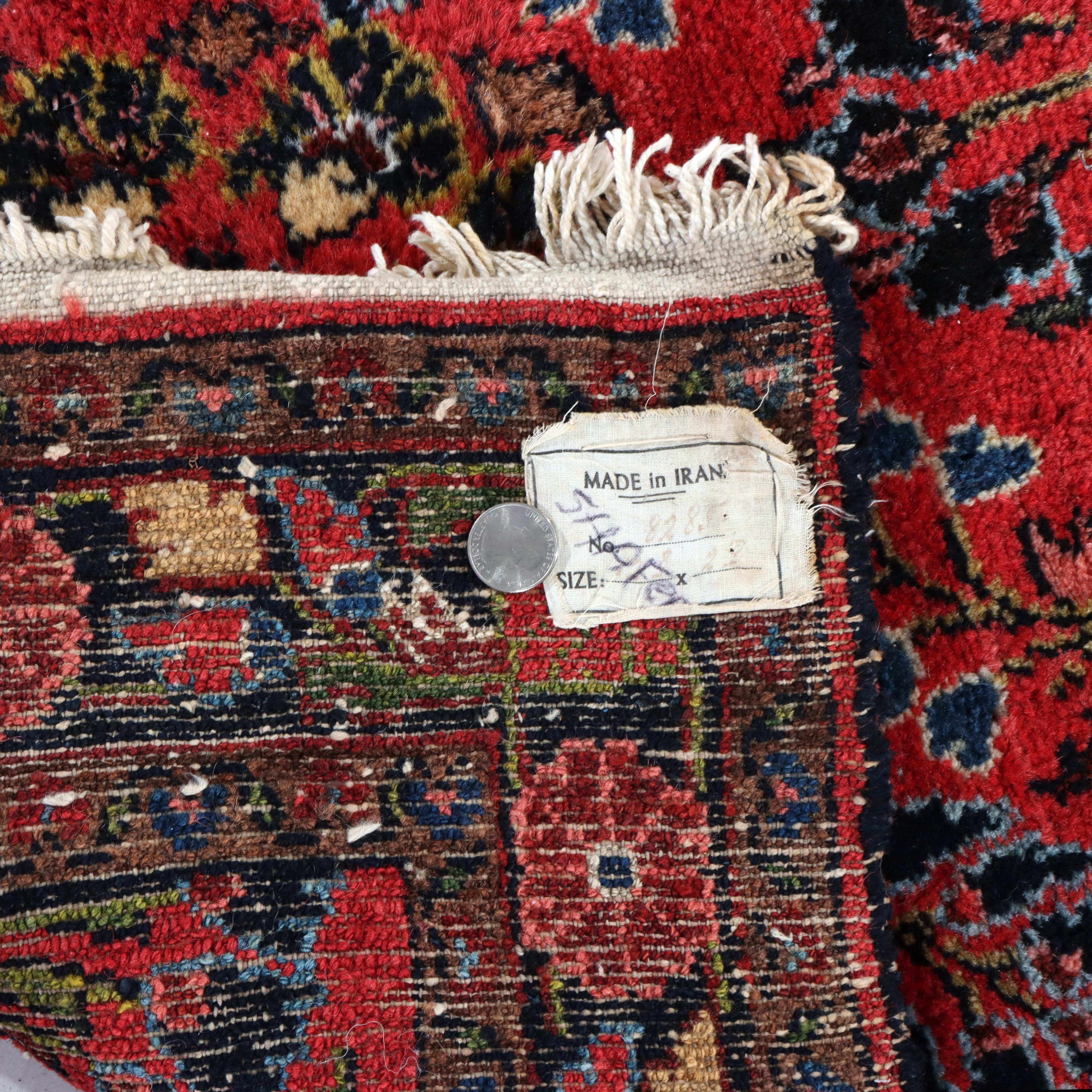 Antike persische orientalische Wolle Teppich Läufer C1930 im Angebot 8