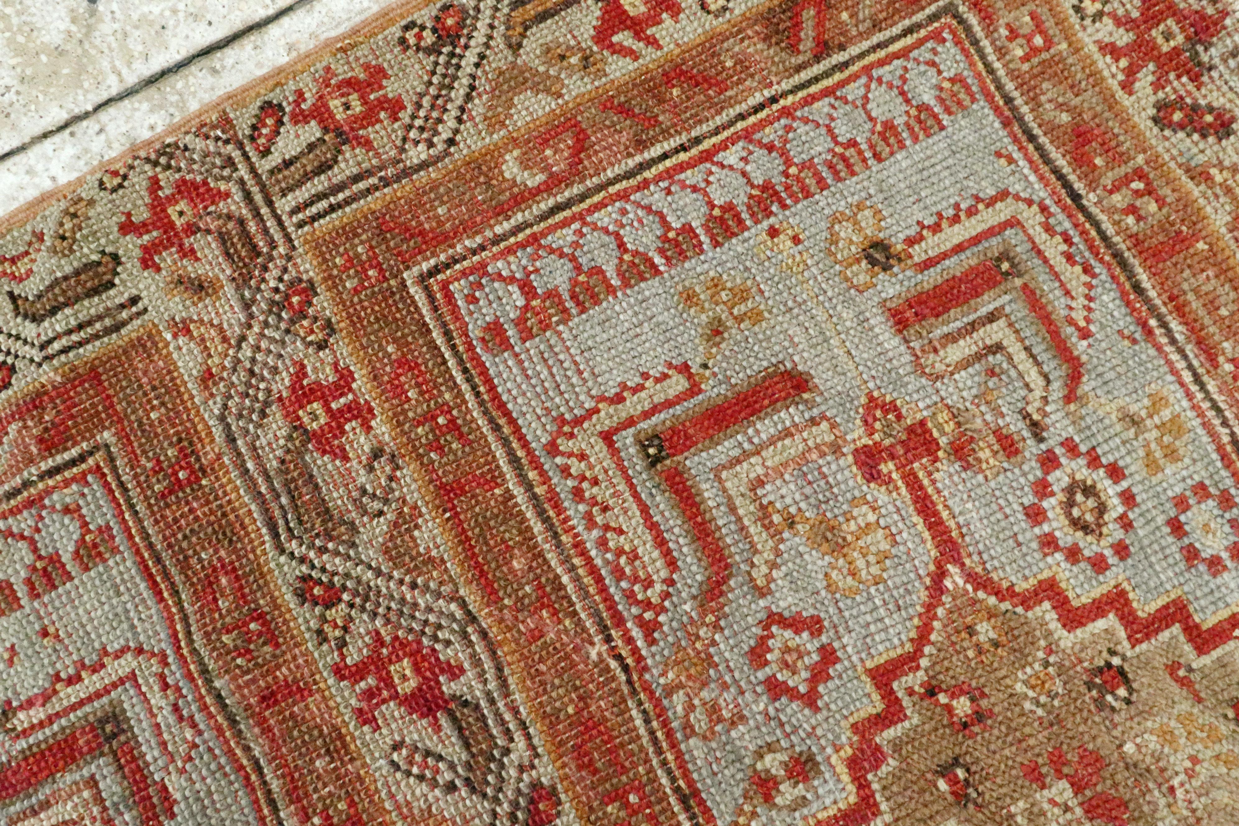 19th Century Antique Turkish Ghiordes Carpet