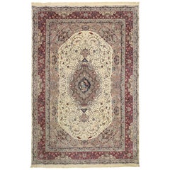 1920's Antique Persian Tabriz Carpet with Traditional Style