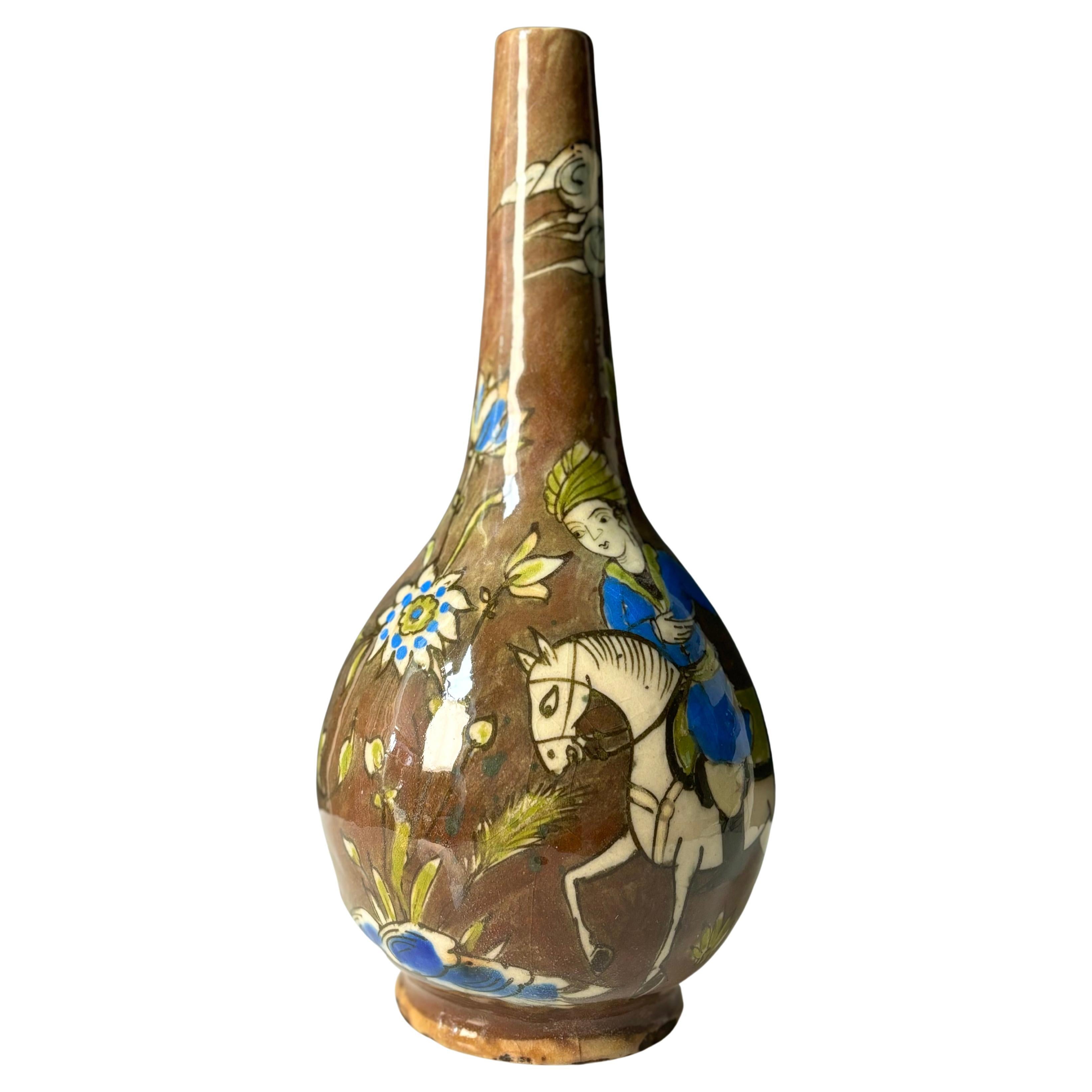 How was Persian pottery made?