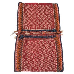Antique Persian Qashgai Khorgeen Saddlebag C1930 (Handwoven Oriental Rug)