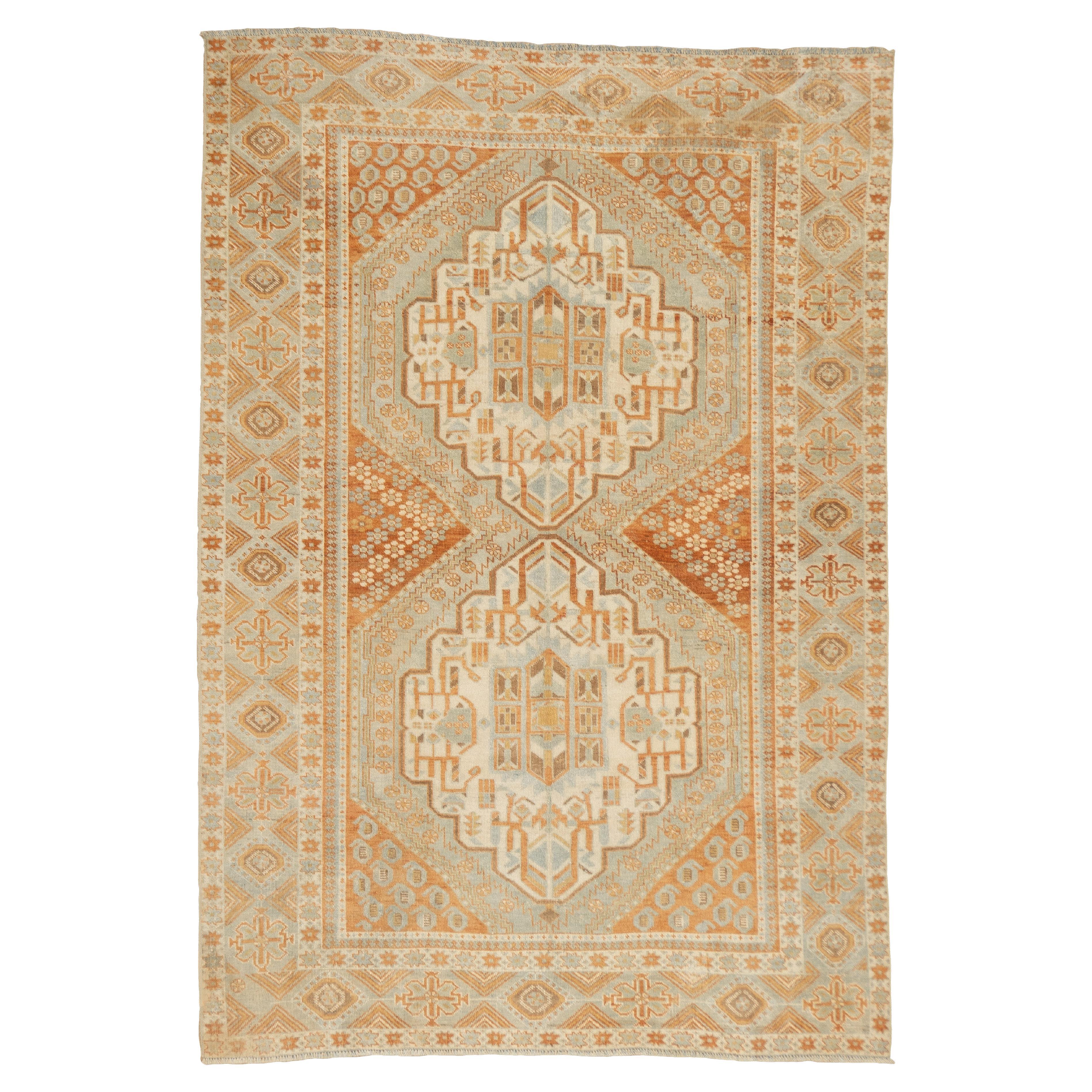 Antique Persian Qashqai 4'2" x 6'0"