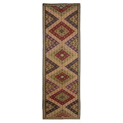 Antique Persian Qashqai Kilim Runner