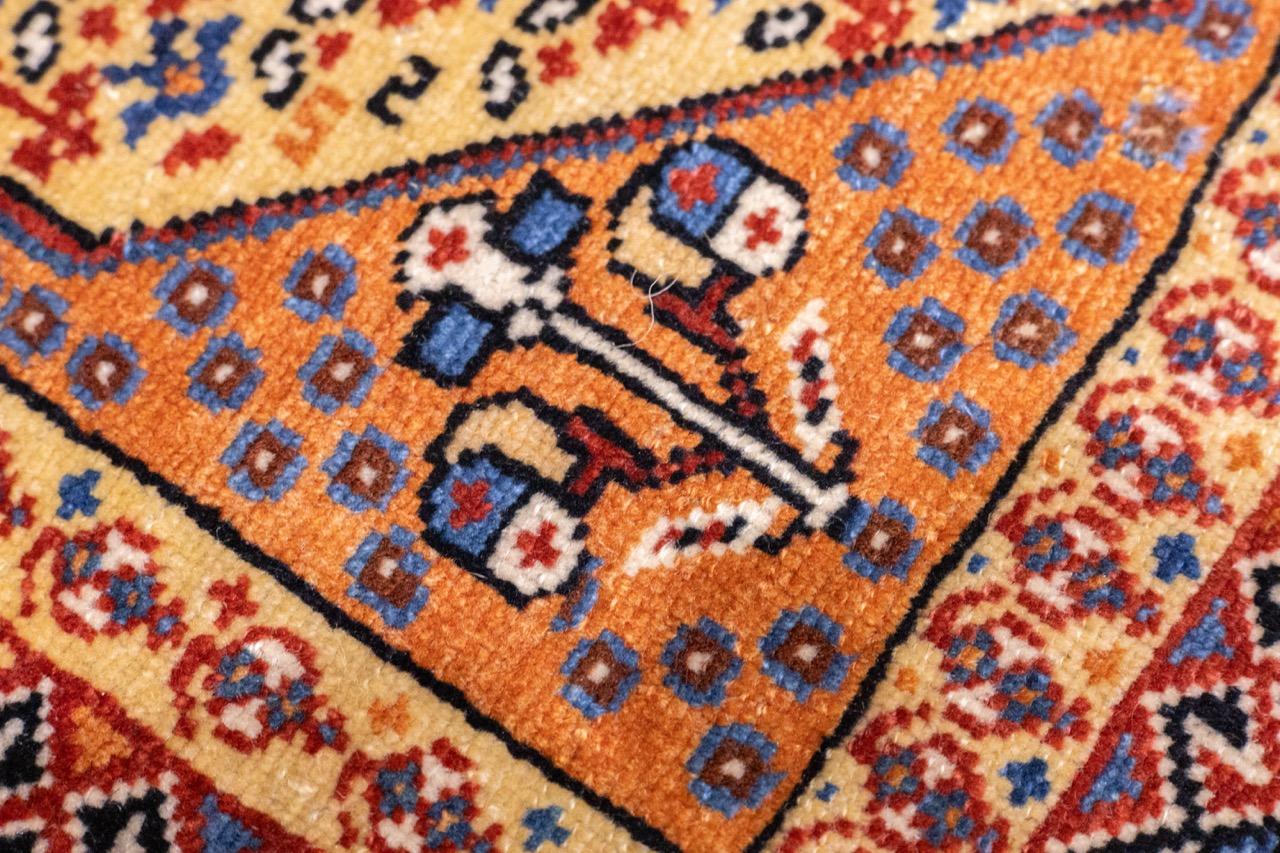 Tappeto persiano antico Qashqai 1'7