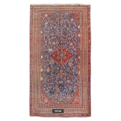 Antiker persischer Gaschgai-Teppich, 19. Jahrhundert