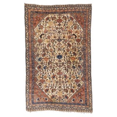 Antiker persischer Gaschgai-Teppich 4'0" x 6'6"