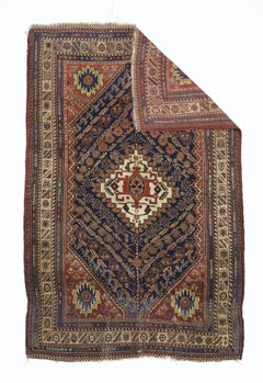 Antique Persian Qashqai Rug 4’11" x 7’4"