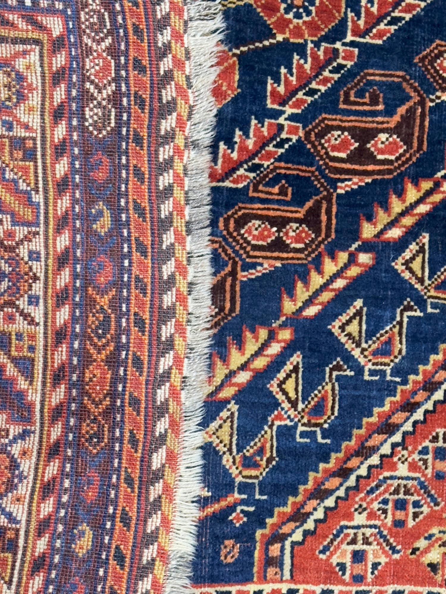 Tappeto antico Persiano Qashqai 4'11