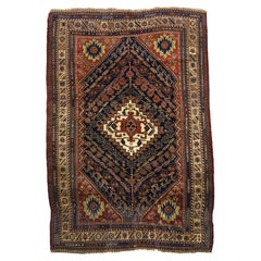 Antique Persian Qashqai Rug 4’11" x 7’4"
