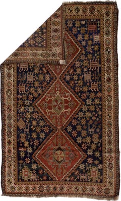Antique Persian Qashqai Rug 4’5" x 7’2"