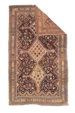 Antique Persian Qashqai Rug 4'5" x 7’7"