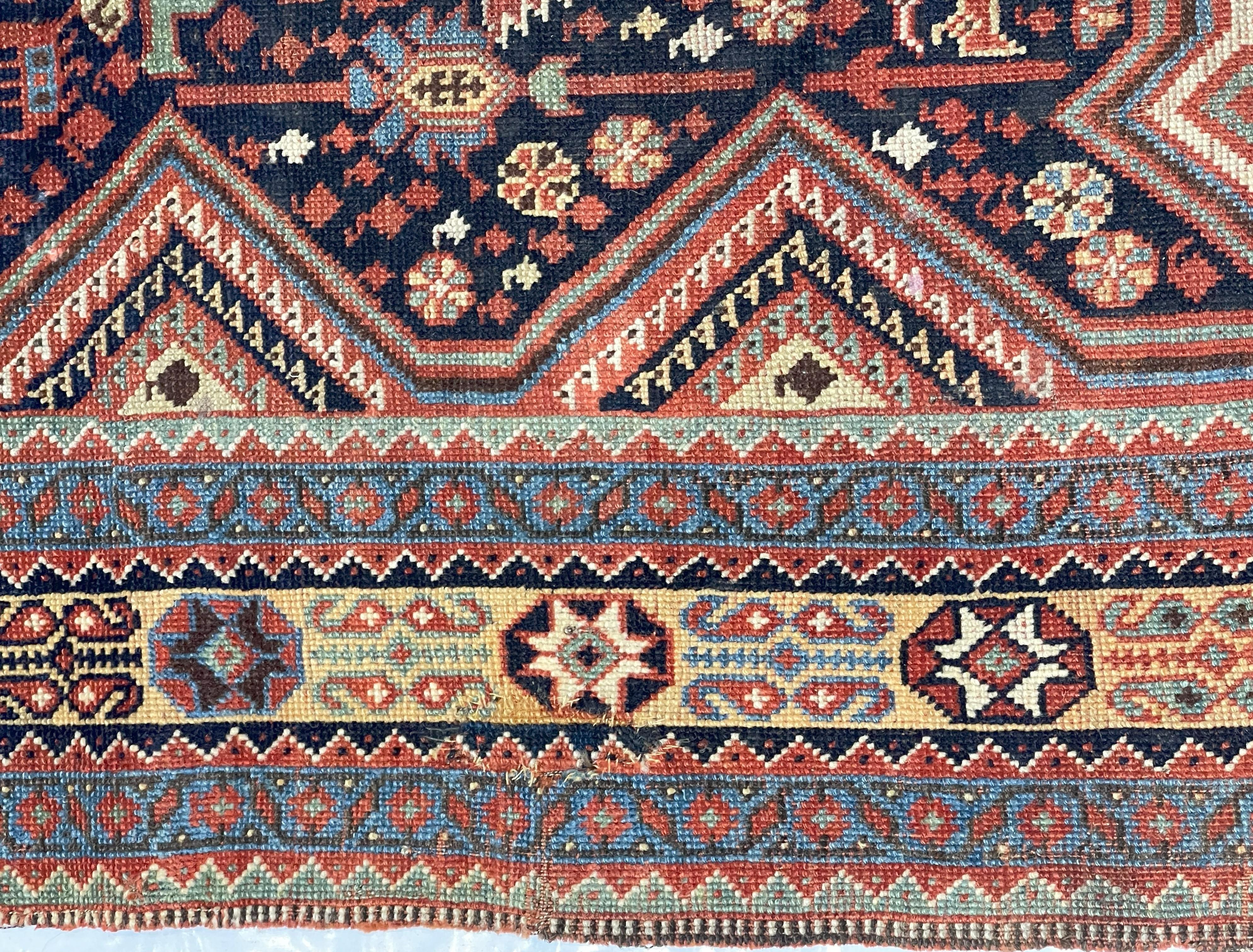 Tappeto antico persiano Qashqai 4'5
