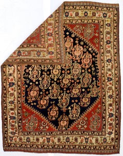 Antique Persian Qashqai Rug 4'8" x 6'0"