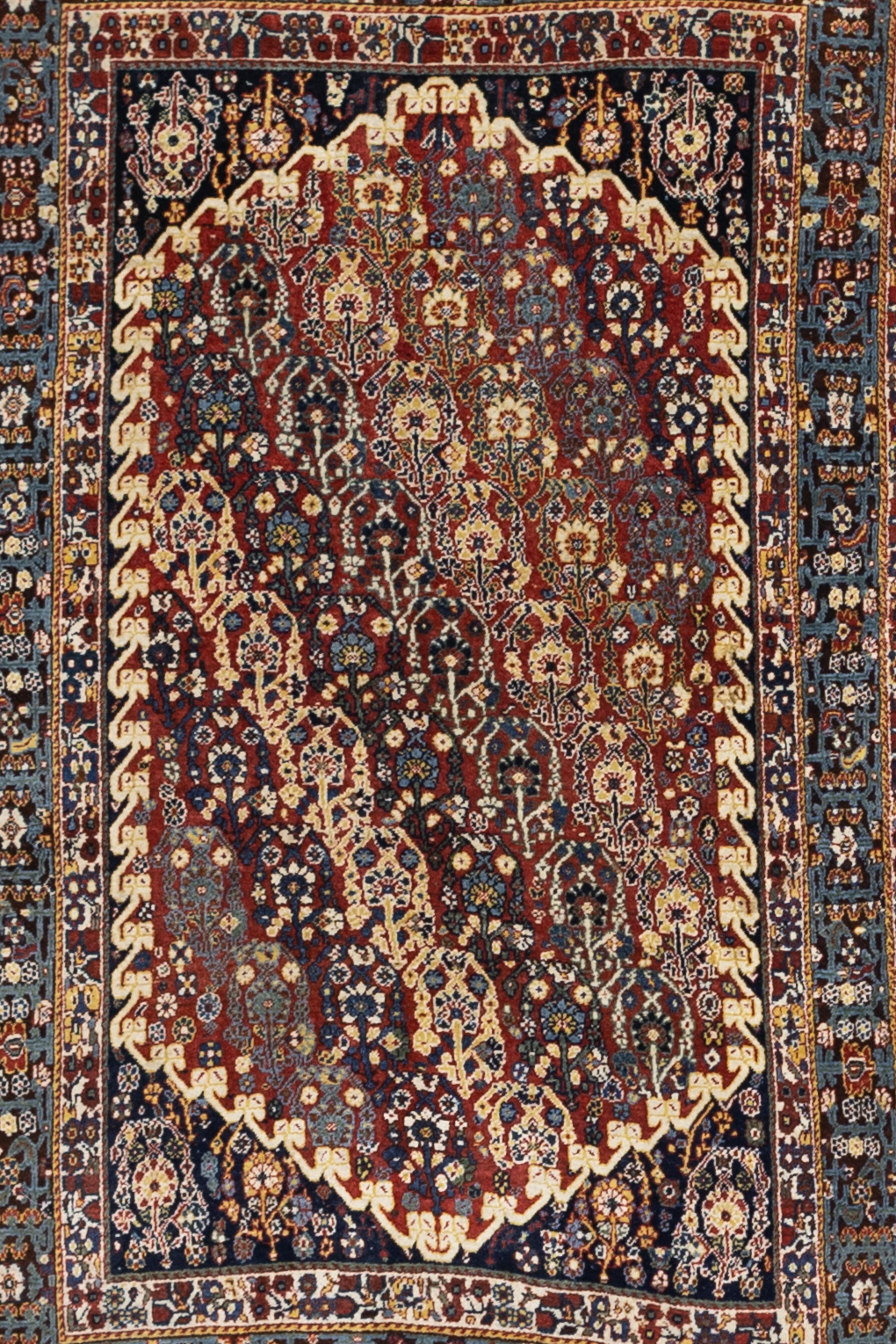 Tappeto antico persiano Qashqai 4'8