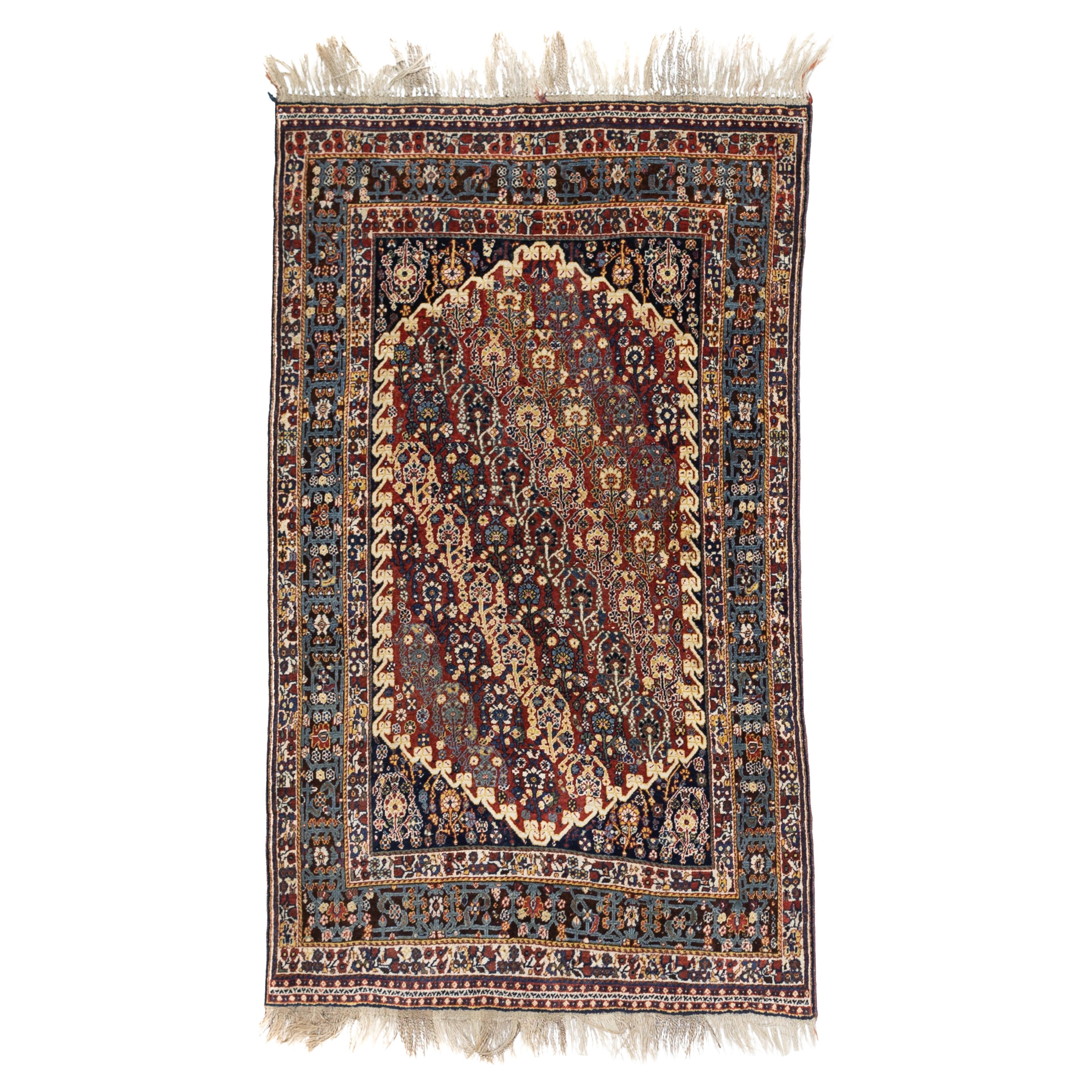 Antique Persian Qashqai Rug 4’8" x 7’11"