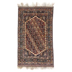Antique Persian Qashqai Rug 4’8" x 7’11"