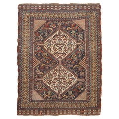 Antique Persian Qashqai Rug 4'9'' x 6'4''