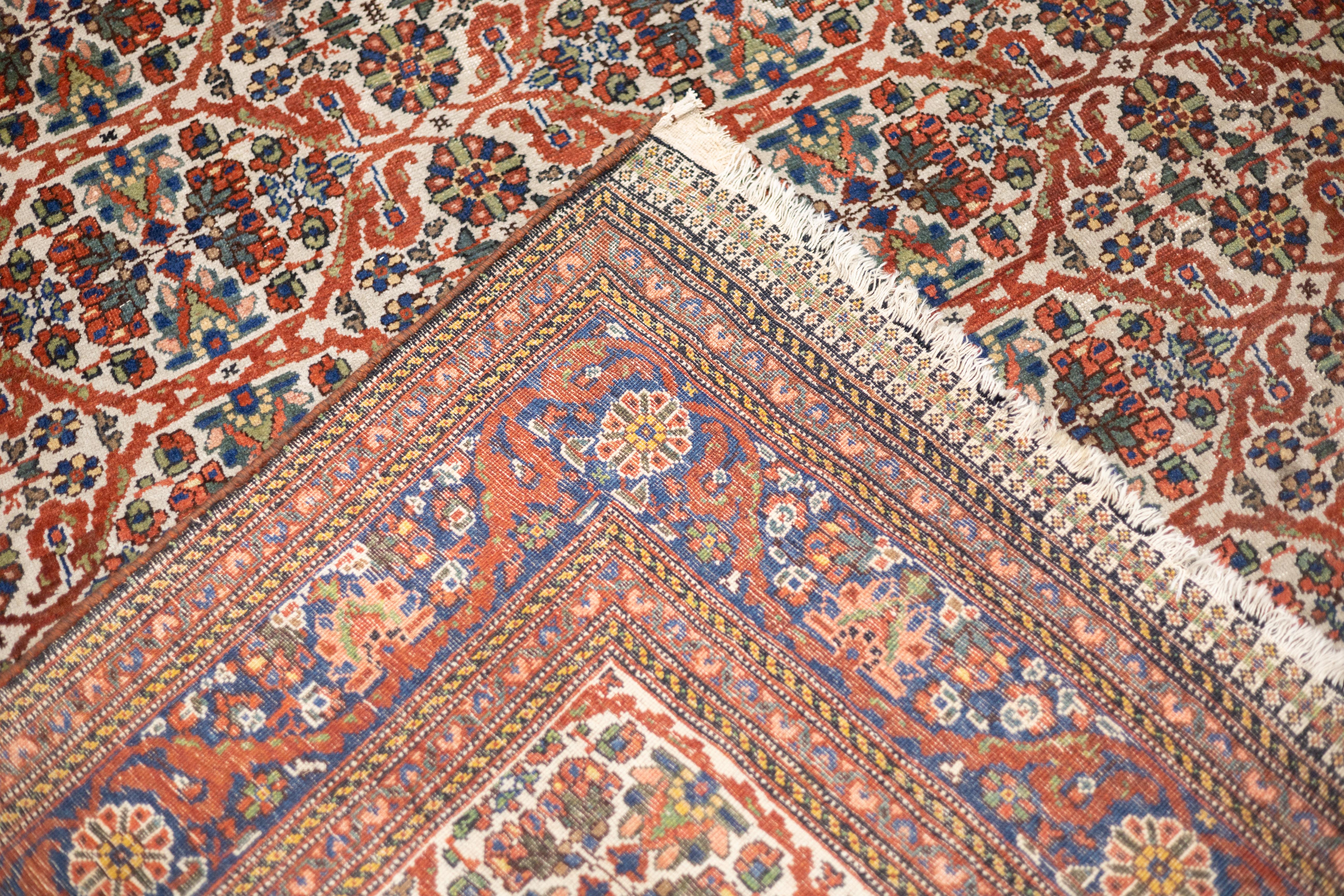 Antique Persian Qashqai Rug 6'11'' x 10'6'' For Sale 6