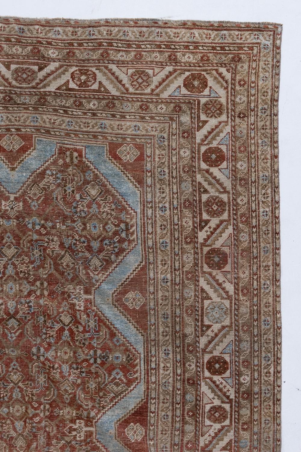 20th Century Antique Persian Qashqai Rug For Sale