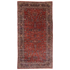 Late 19th Century Persian Qazvin Carpet with Traditional Style