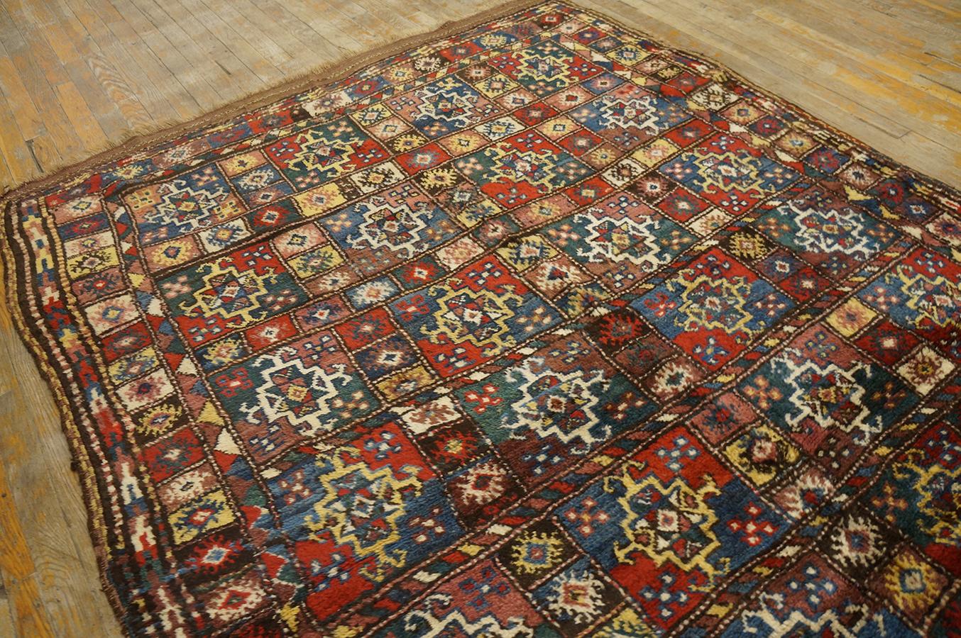 Antique Persian Quchan Rug 5' 4'' x 7' 8'' For Sale 5
