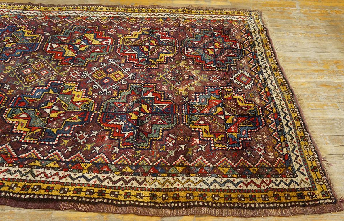 Antique Persian Quchan Rug 5' 2