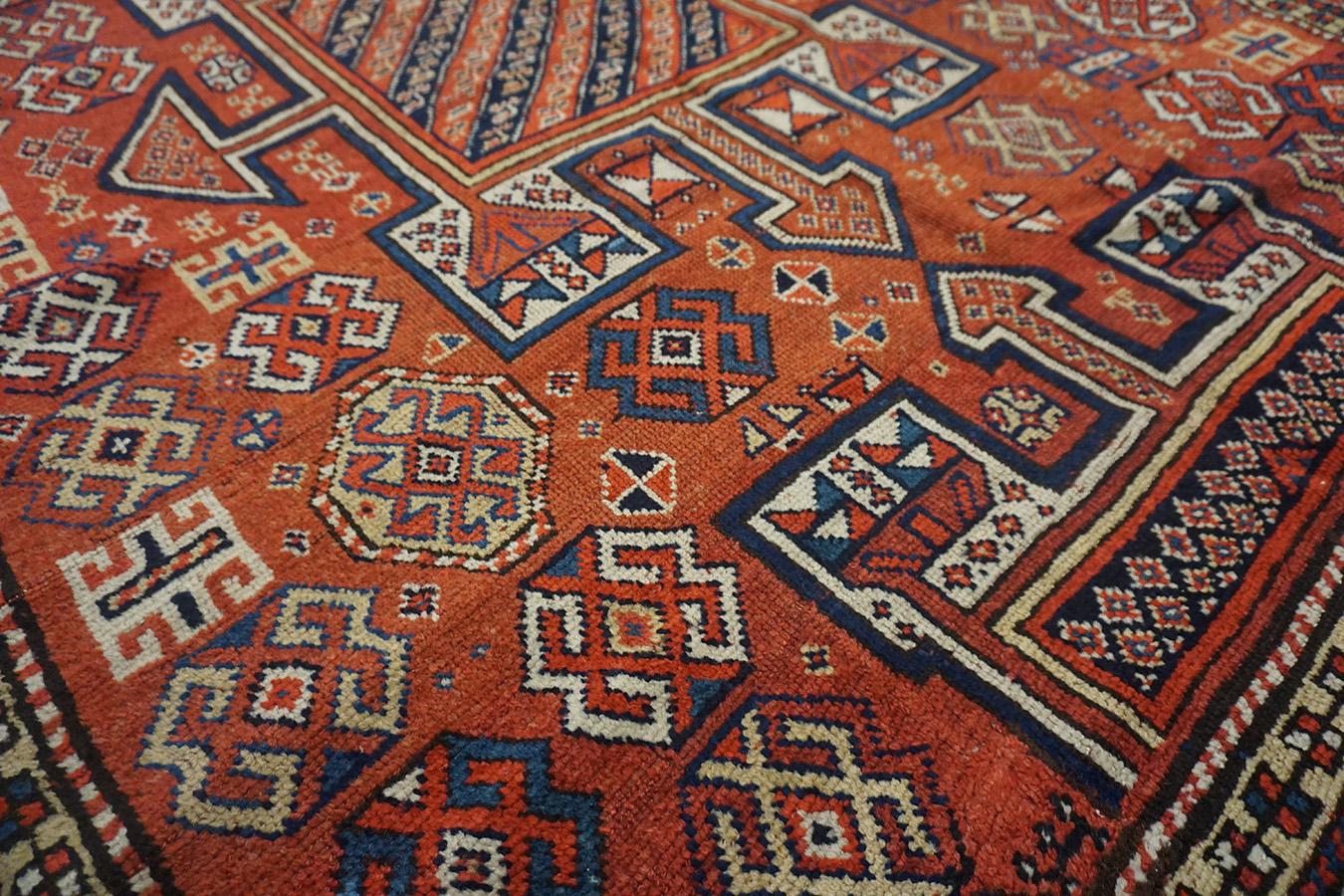 Late 19th Century Antique Persian Quchan Tribal Rug 5'6
