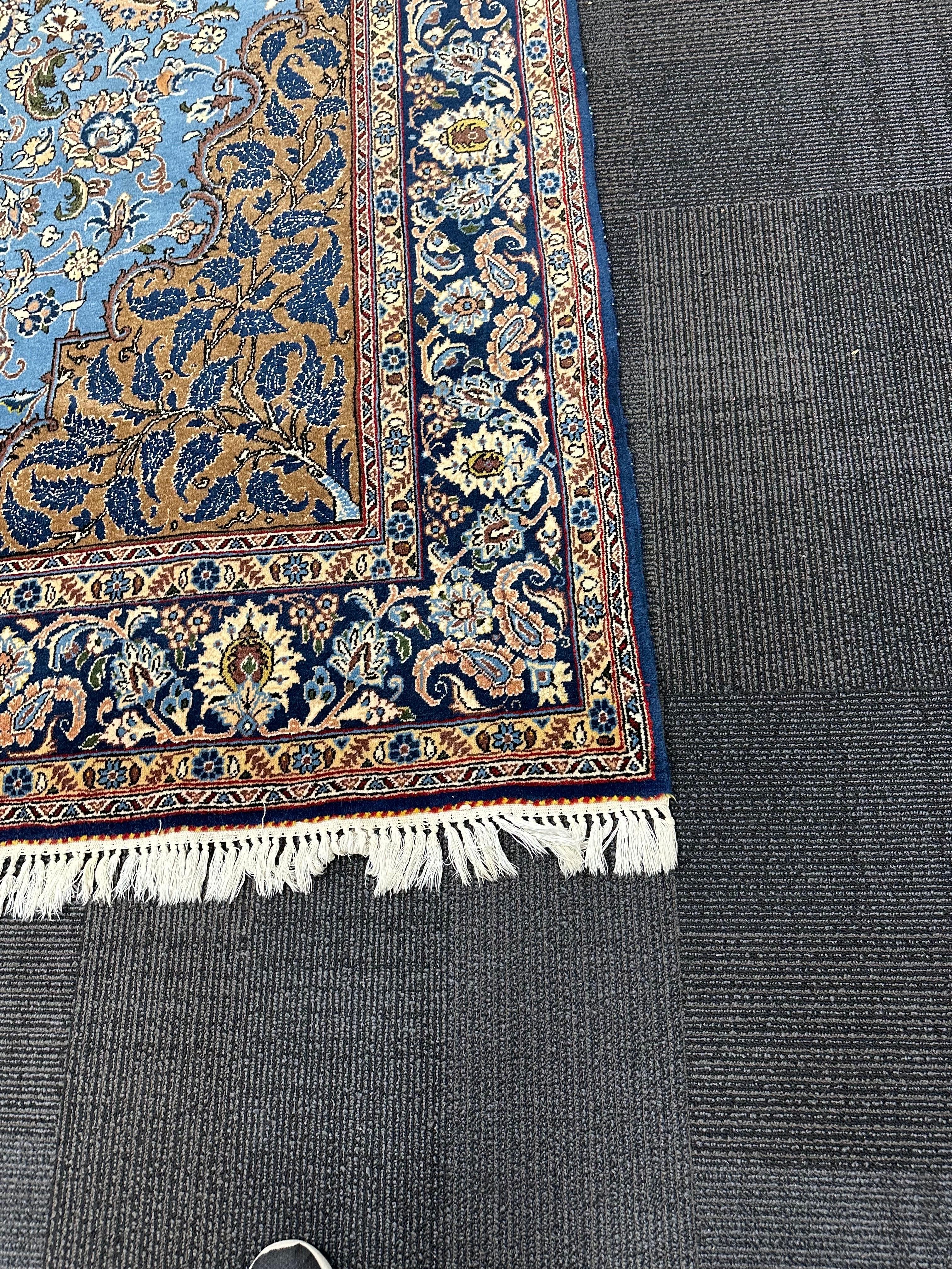 Perse Ancien tapis persan Qum Design/One noué à la main, début du 20e siècle en vente