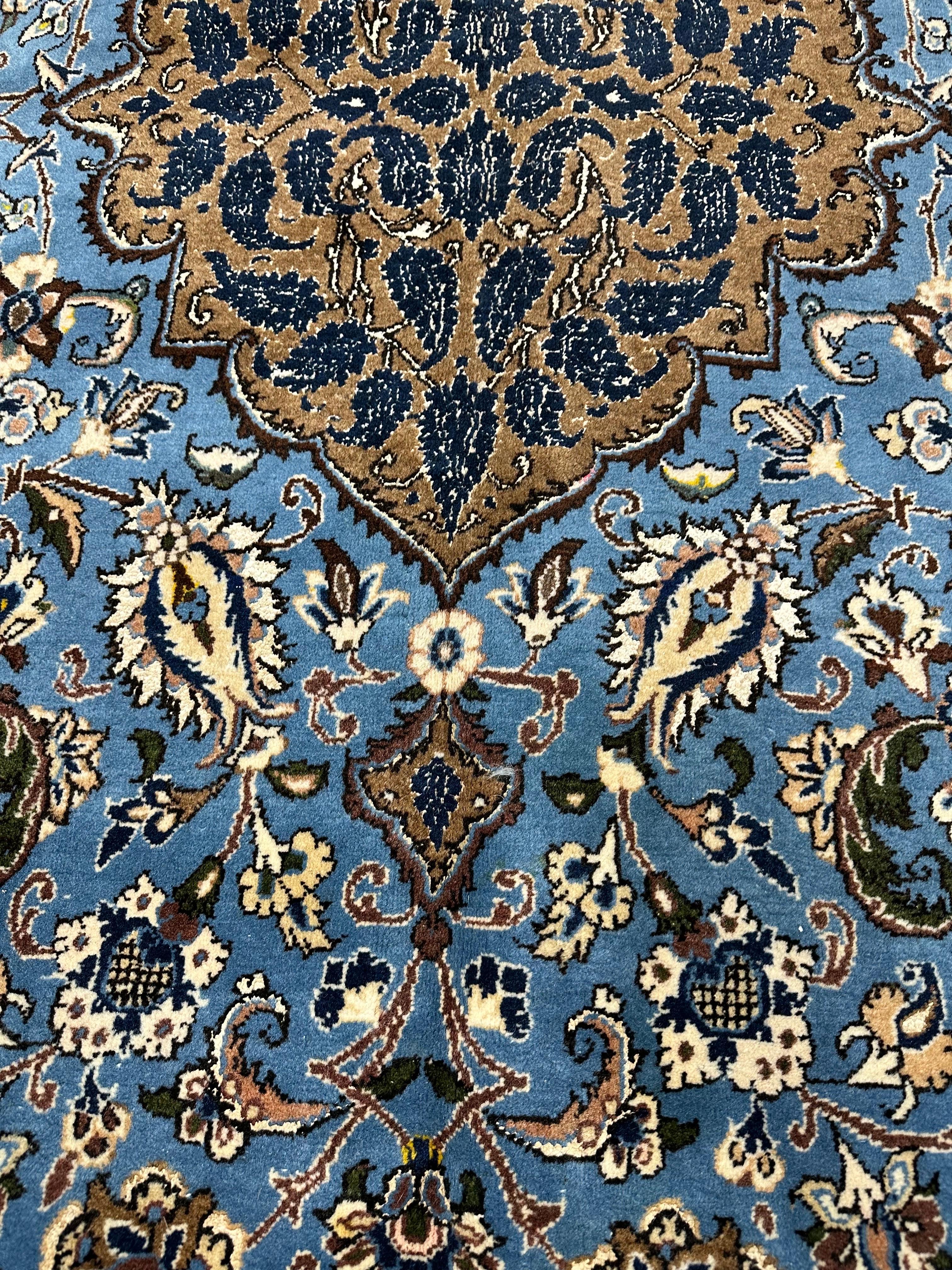 20ième siècle Ancien tapis persan Qum Design/One noué à la main, début du 20e siècle en vente