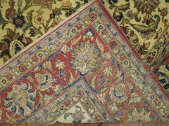 Zabihi Collection Antique Persian Qum Room Size Rug