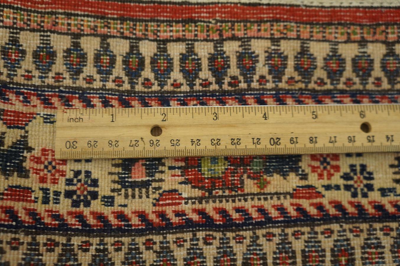 Wool Antique Persian Qum Rug 3' 5'' x 5' 3'' For Sale