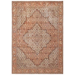 Tapis persan ancien Tabriz.7 pieds 1 po. x 10 pieds 3 po. 