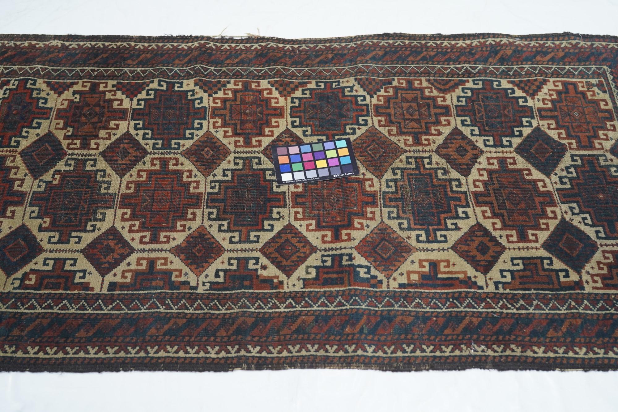 Antique Persian Balouch Tribal Rug  For Sale 4